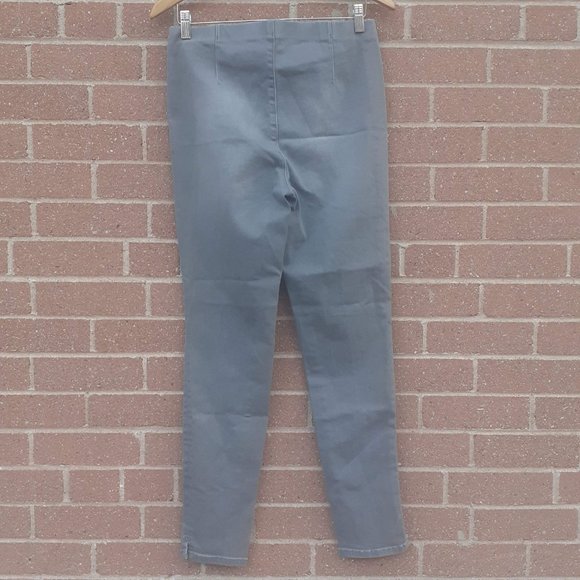 Designer RIANI PULL ON 360 STRETCH JEANS LEGGING JEGGINGS Grey 10 w/Measurements - Picture 2 of 4